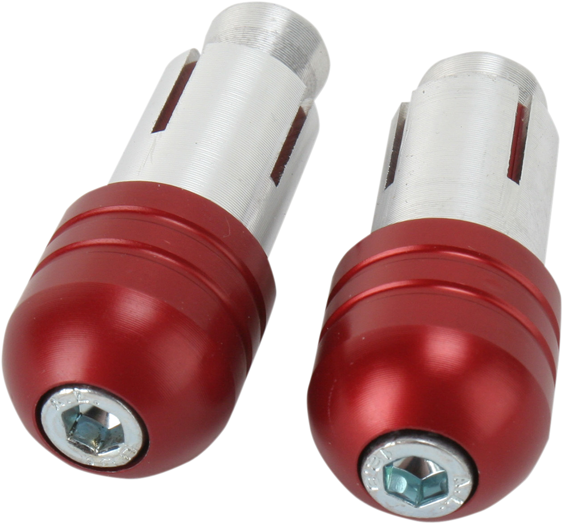 RENTHAL Handlebar End Plugs - Red E192