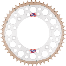 RENTHAL Twinring™ Rear Sprocket - 52 Tooth - Silver - Honda 1540-520-52GPSI