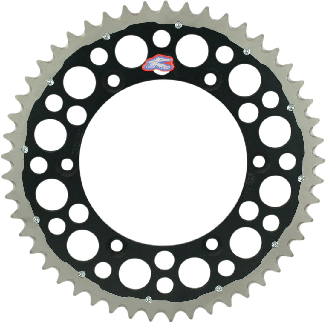 RENTHAL Twinring™ Rear Sprocket - 51 Tooth - Black - Honda 1540-520-51GPBK