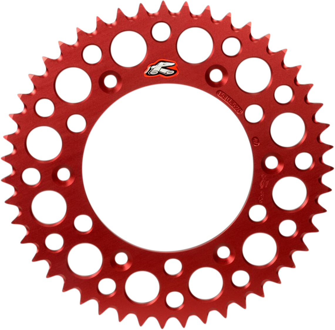 RENTHAL Twinring™ Rear Sprocket - 51 Tooth - Red - Honda 1540-520-51GPRD