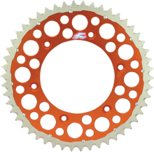 RENTHAL Twinring™ Rear Sprocket - 48 Tooth - Orange 2240-520-48GPOR