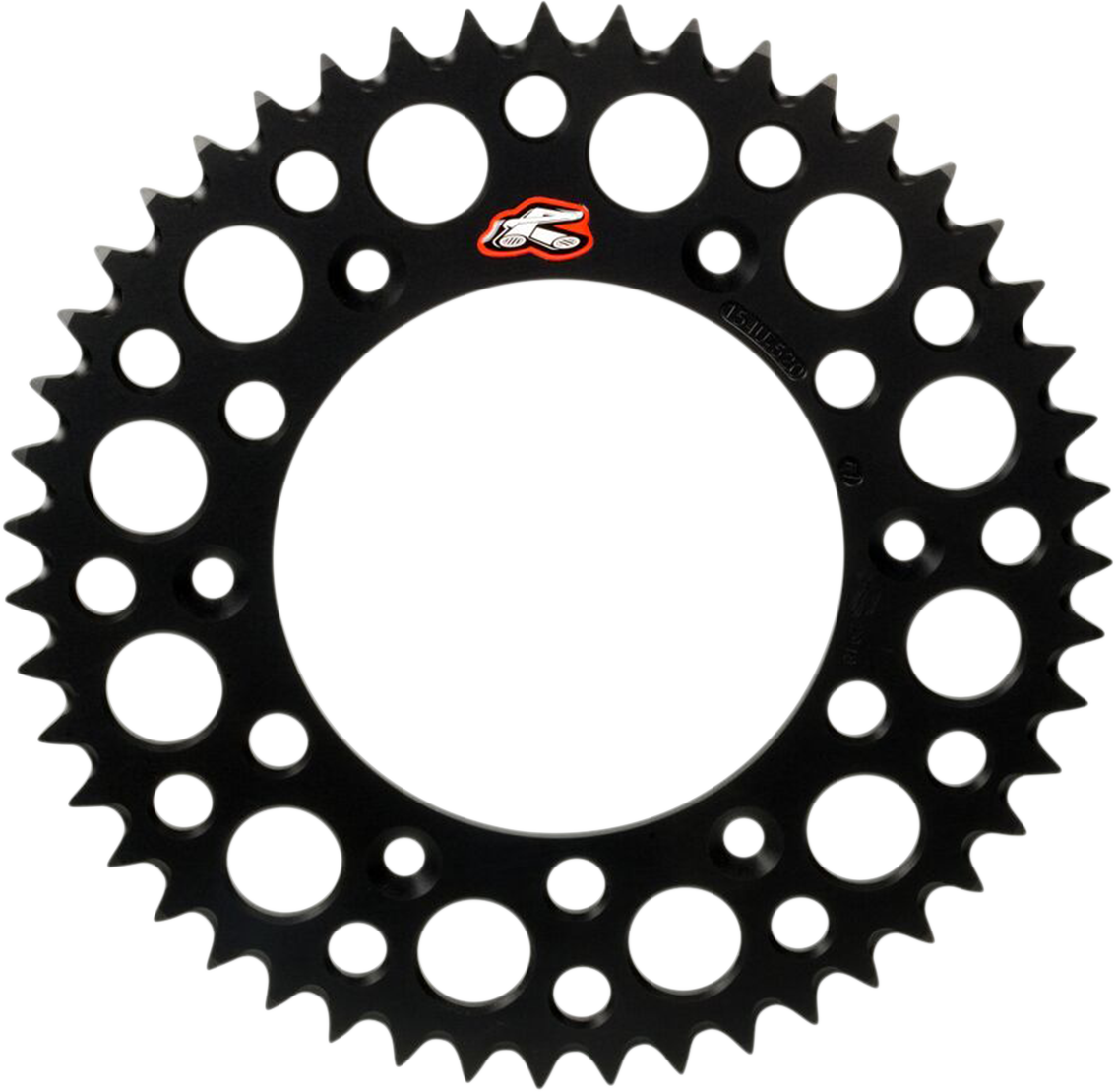 RENTHAL Twinring™ Rear Sprocket - 48 Tooth - Black - Yamaha 1500-520-48GPBK