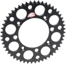RENTHAL Rear Sprocket - Aluminum - 49 Tooth - Black - Yamaha 150U-520-49GBBK