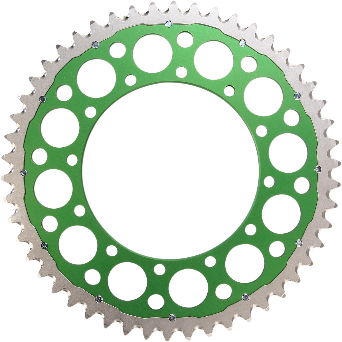 RENTHAL Twinring™ Rear Sprocket - 50 Tooth - Green - Kawasaki/Suzuki 1120-520-50GPGN