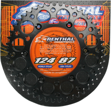 RENTHAL Rear Sprocket - Aluminum - 50 Tooth - Black 224U-520-50GPBK