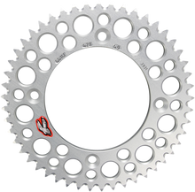RENTHAL Rear Sprocket - Aluminum - 49 Tooth - Silver - Gas Gas/Husqvarna/KTM 441U-428-49GPSI