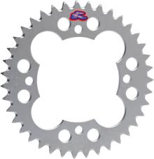 RENTHAL Rear Sprocket - Aluminum - 40 Tooth - Silver - Yamaha 437U-520-40GBSI