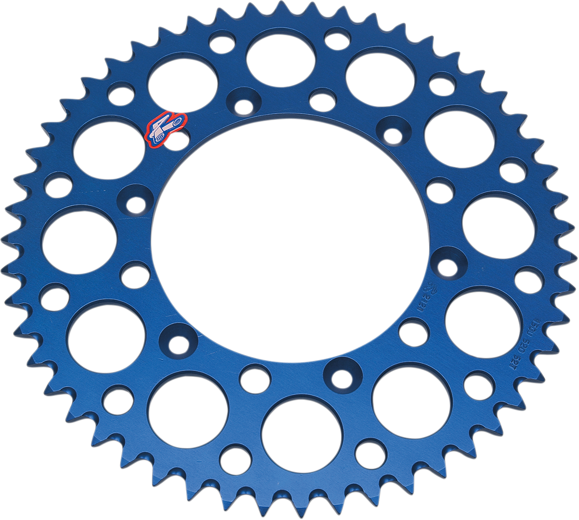 RENTHAL Rear Sprocket - Aluminum - 51 Tooth - Blue - Yamaha 150U-520-51GBBU