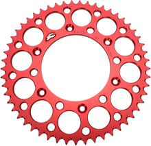 RENTHAL Rear Sprocket - Aluminum - 53 Tooth - Red - Honda 154U-520-53GRRD