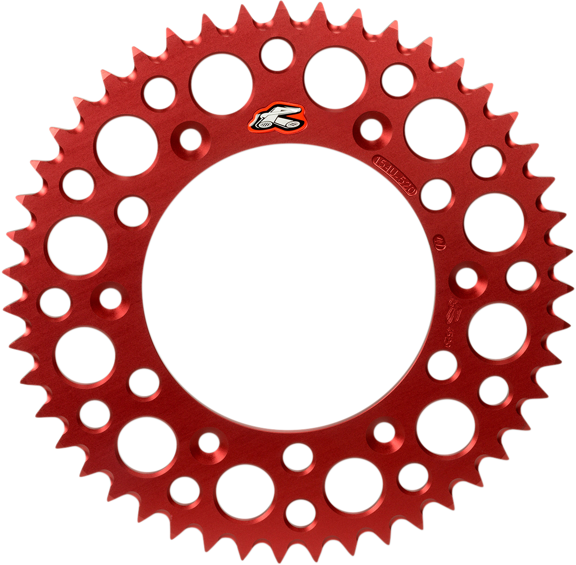 RENTHAL Rear Sprocket - Aluminum - 49 Tooth - Red - Honda 189U-420-49GRRD