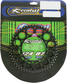 RENTHAL Rear Sprocket - Aluminum - 51 Tooth - Black - Kawasaki 191U-420-51GEBK