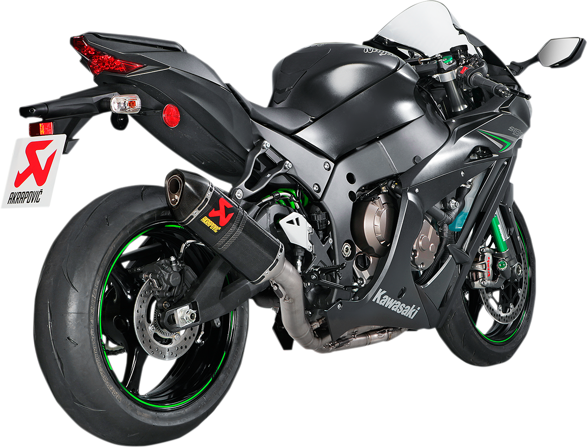 AKRAPOVIC Evolution Exhaust - Titanium/Carbon Fiber S-K10E9-ZC