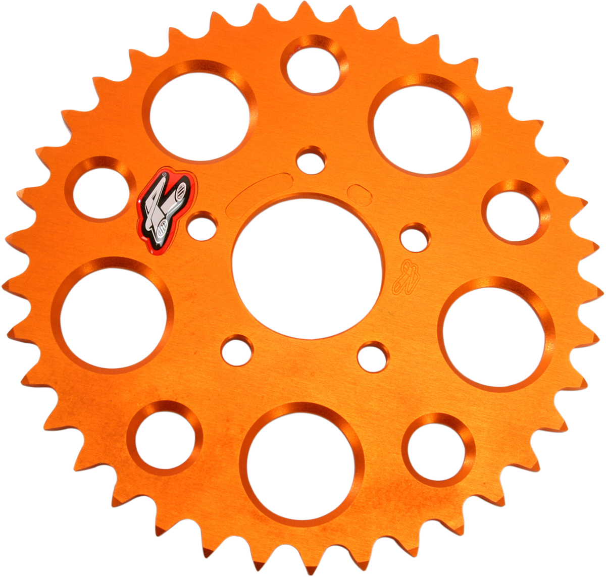 RENTHAL Rear Sprocket - Aluminum - 38 Tooth - Orange - KTM 480--415-38P-OR