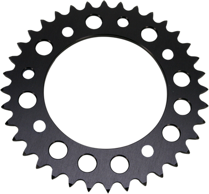 RENTHAL Rear Sprocket - Aluminum - 38 Tooth - Black - Gas Gas/Husqvarna/KTM 491--415-38P-BK