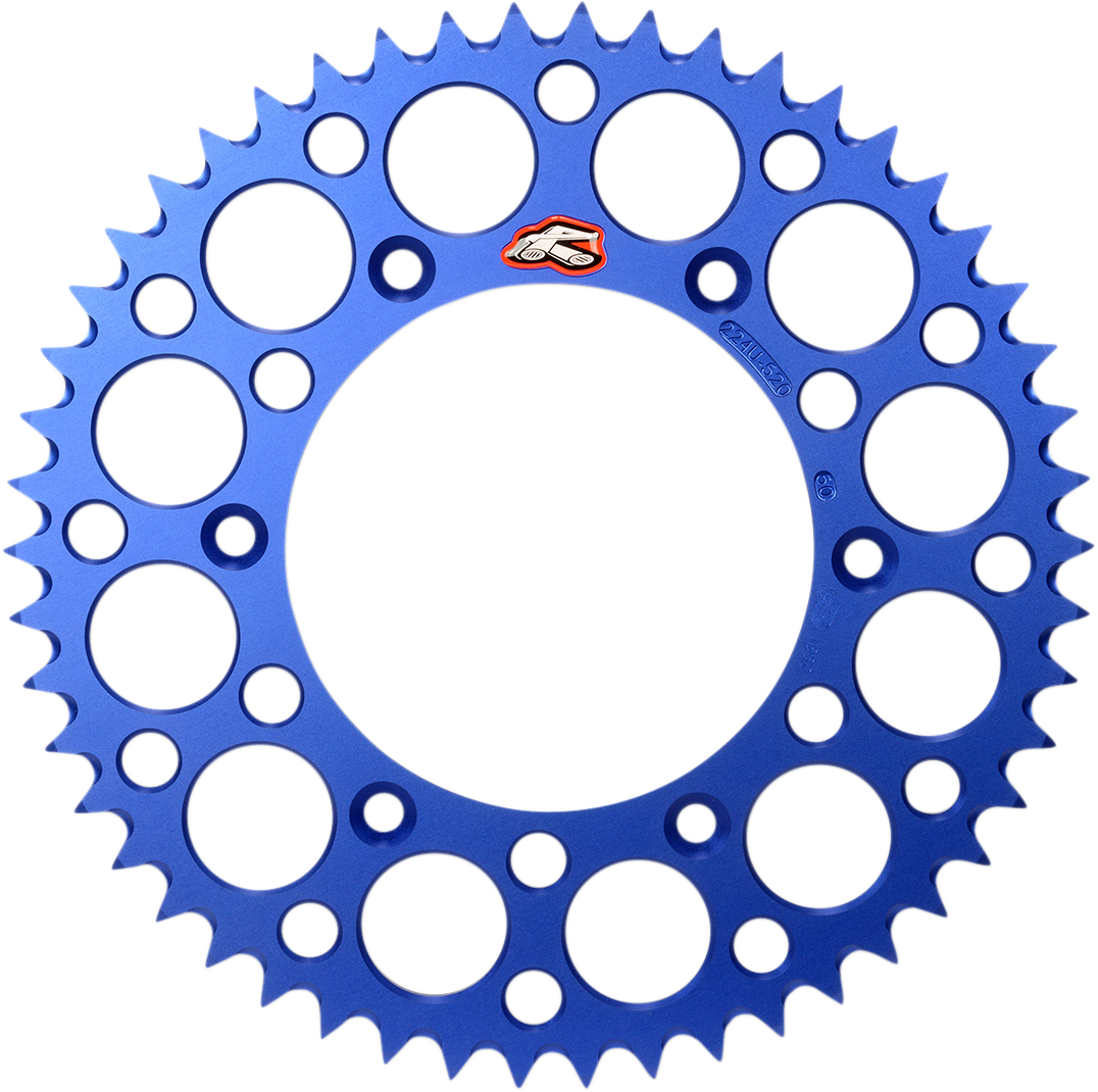 RENTHAL Rear Sprocket - Aluminum - 50 Tooth - Blue 224U-520-50GPBU