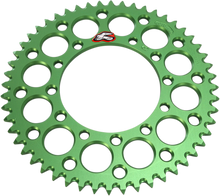 RENTHAL Rear Sprocket - Aluminum - 52 Tooth - Green - Kawasaki 191U-420-52GEGN