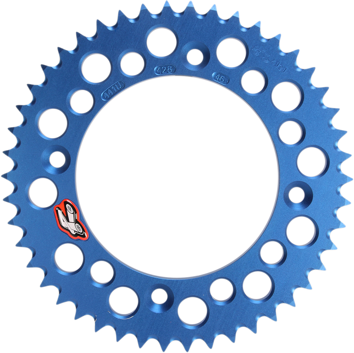 RENTHAL Rear Sprocket - Aluminum - 46 Tooth - Blue - Gas Gas/Husqvarna/KTM 441U-428-46GPBU