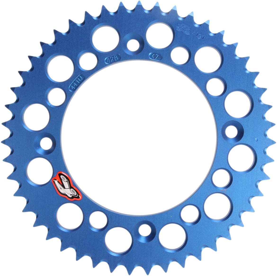 RENTHAL Rear Sprocket - Aluminum - 47 Tooth - Blue - Gas Gas/Husqvarna/KTM 441U-428-47GPBU