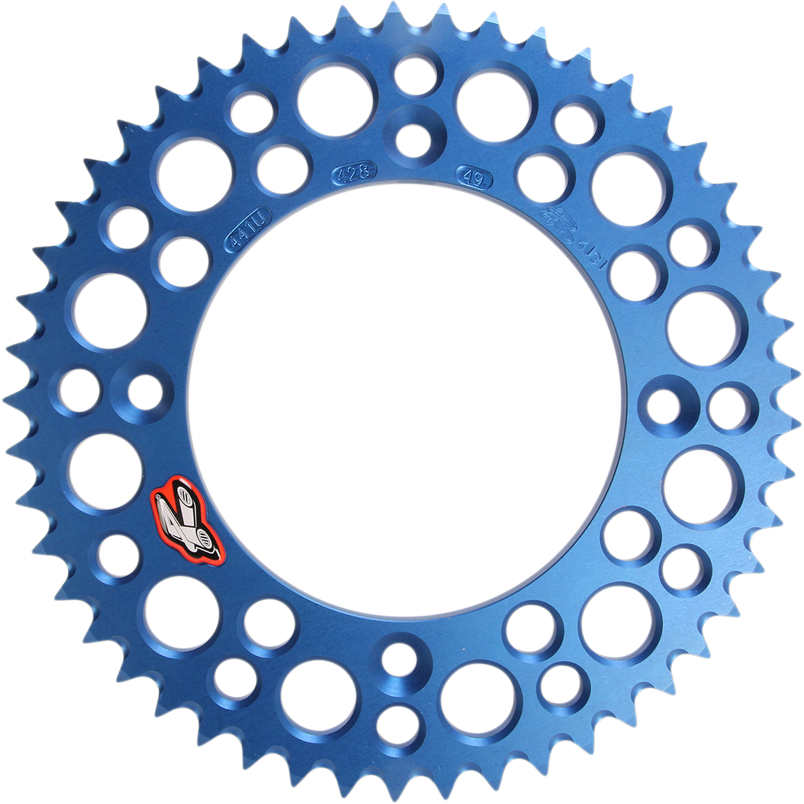RENTHAL Rear Sprocket - Aluminum - 49 Tooth - Blue - Gas Gas/Husqvarna/KTM 441U-428-49GPBU