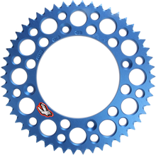 RENTHAL Rear Sprocket - Aluminum - 50 Tooth - Blue - Gas Gas/Husqvarna/KTM 441U-428-50GPBU