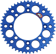 RENTHAL Rear Sprocket - Aluminum - 47 Tooth - Blue - YZ 65 121U-420-47GBBU