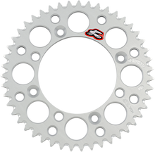 RENTHAL Rear Sprocket - Aluminum - 47 Tooth - Silver - YZ 65 121U-420-47GBSI