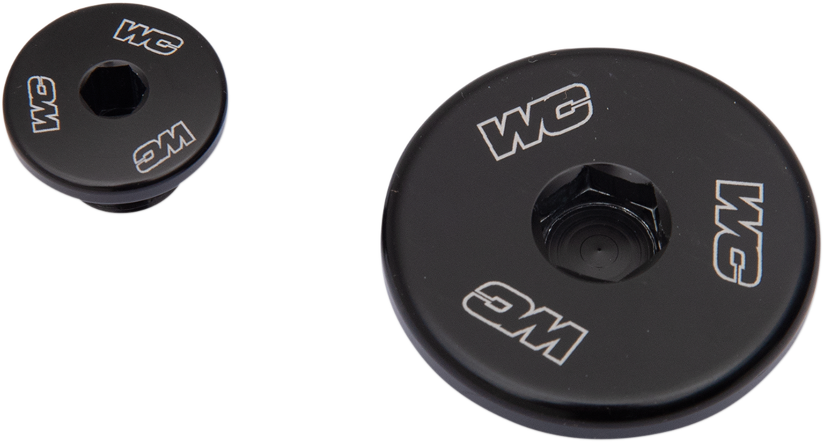 WORKS CONNECTION Engine Plug - Black - Kawasaki 24-622