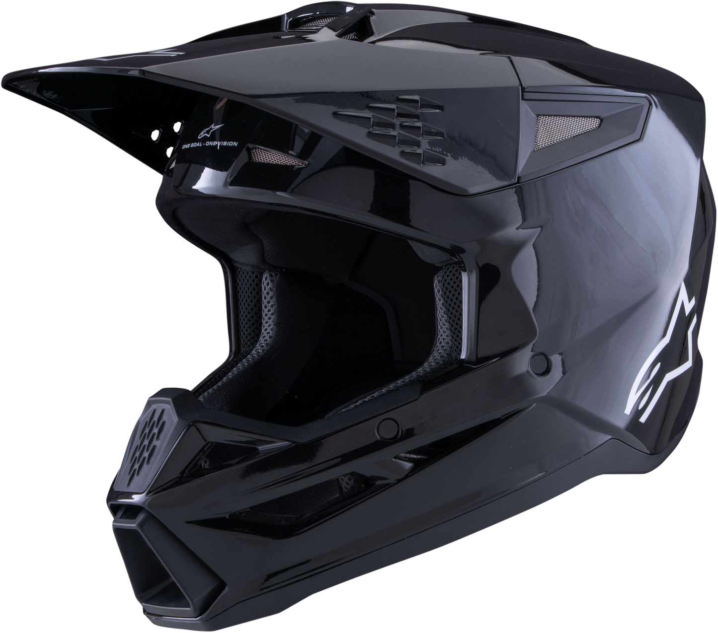 Sm3 Solid Helmet Black Glossy 2x
