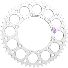 RENTHAL Rear Sprocket - Aluminum - 51 Tooth - Silver - Kawasaki 112U-520-51GESI