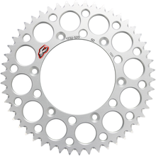 RENTHAL Rear Sprocket - Aluminum - 50 Tooth - Silver - Suzuki 123U-520-50GYSI