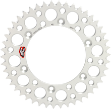 RENTHAL Rear Sprocket - Aluminum - 46 Tooth - Silver - Yamaha 150U-520-46GBSI