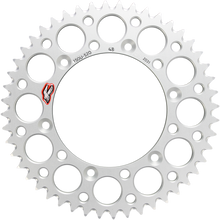 RENTHAL Rear Sprocket - Aluminum - 48 Tooth - Silver - Yamaha 150U-520-48GBSI