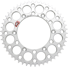RENTHAL Rear Sprocket - Aluminum - 50 Tooth - Silver - Yamaha 150U-520-50GBSI