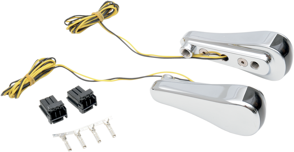 ALLOY ART Turn Signals - LED - Front - Smooth - Chrome RGFS1-1