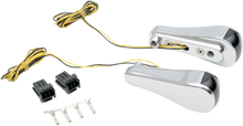 ALLOY ART Turn Signals - LED - Front - Smooth - Chrome RGFS1-1