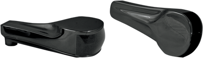 ALLOY ART Turn Signals - LED - Front - Finned - Black RGFS2-2
