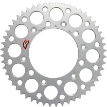 RENTHAL Rear Sprocket - Aluminum - 52 Tooth - Silver - Honda 154U-520-52GRSI