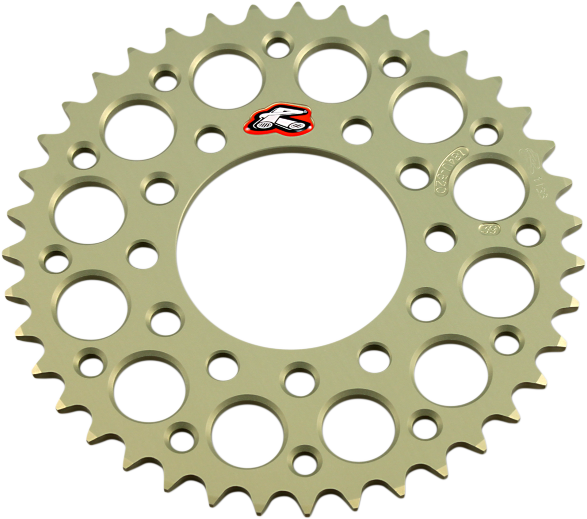 RENTHAL Rear Sprocket - Aluminum - 39 Tooth - Kawasaki/Suzuki/Triumph/CF Moto 184U-520-39P-HA