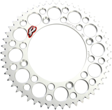RENTHAL Rear Sprocket - Aluminum - 50 Tooth - Silver - Honda 189U-420-50GRSI