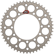 RENTHAL Rear Sprocket - Aluminum - 50 Tooth - Silver - Kawasaki 191U-420-50GESI