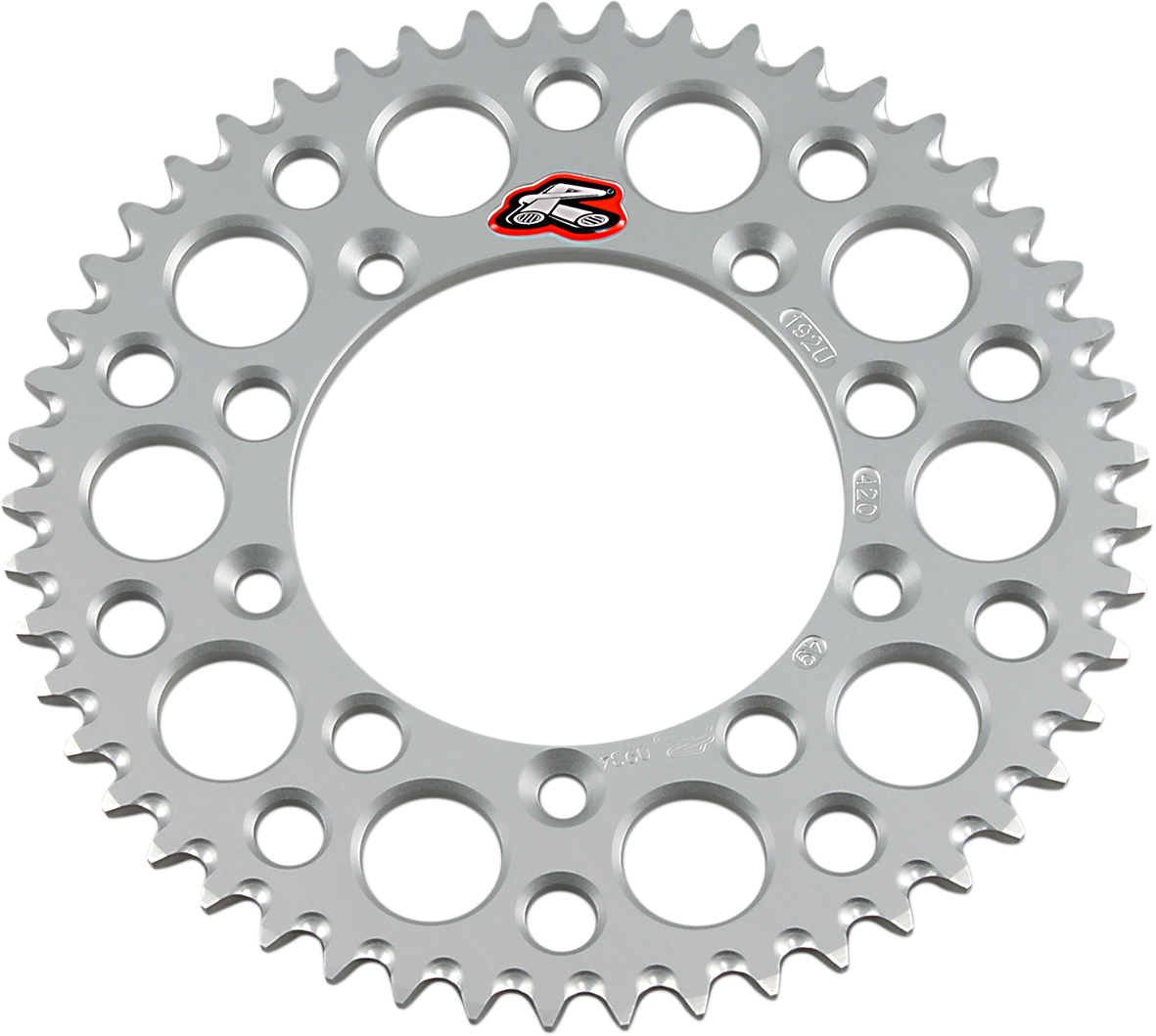 RENTHAL Rear Sprocket - Aluminum - 49 Tooth - Silver - Gas Gas/Husqvarna/KTM 192U-420-49GPSI