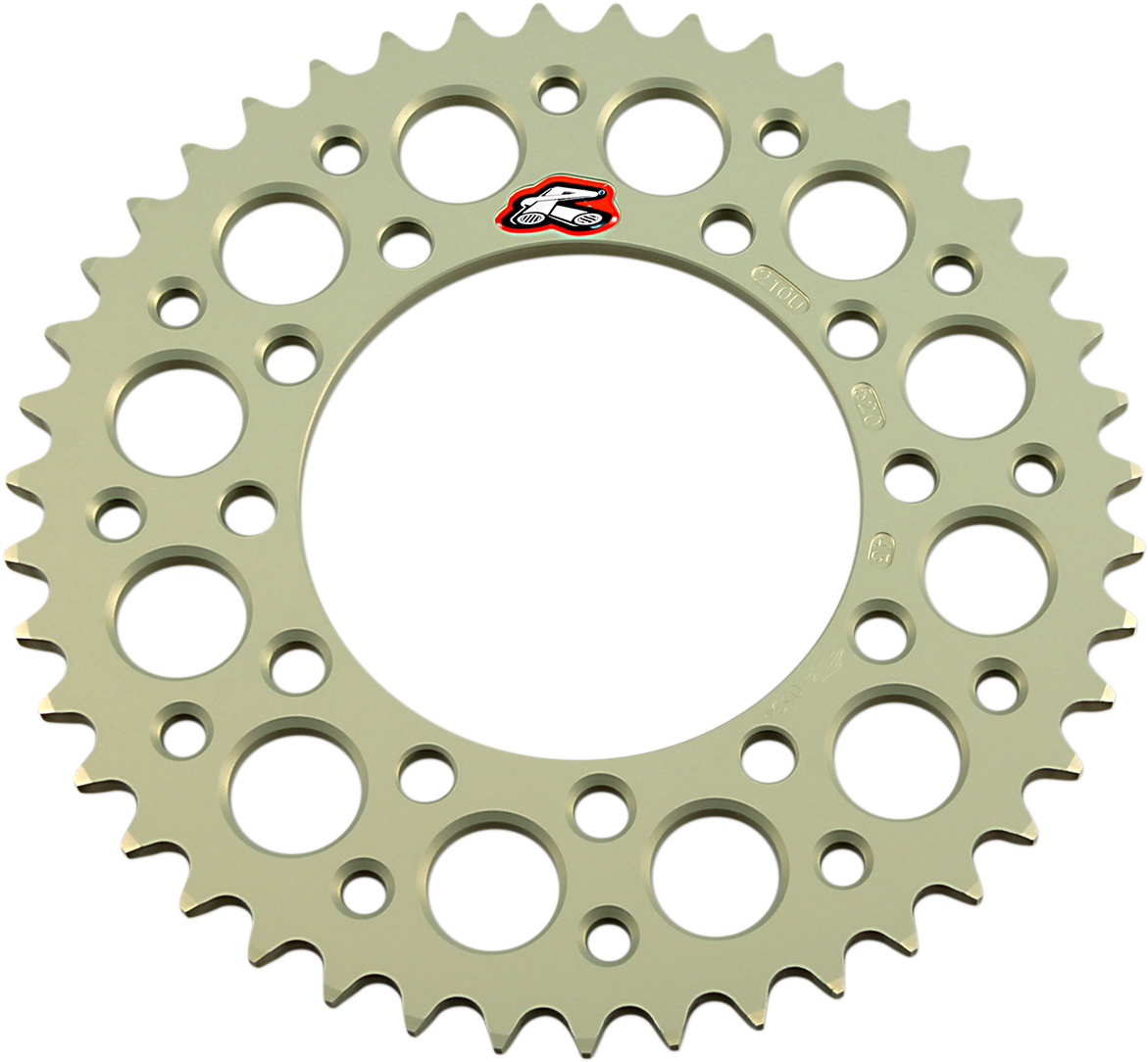 RENTHAL Rear Sprocket - Aluminum - 43 Tooth - Suzuki/Yamaha/Kawasaki 210U-520-43P-HA
