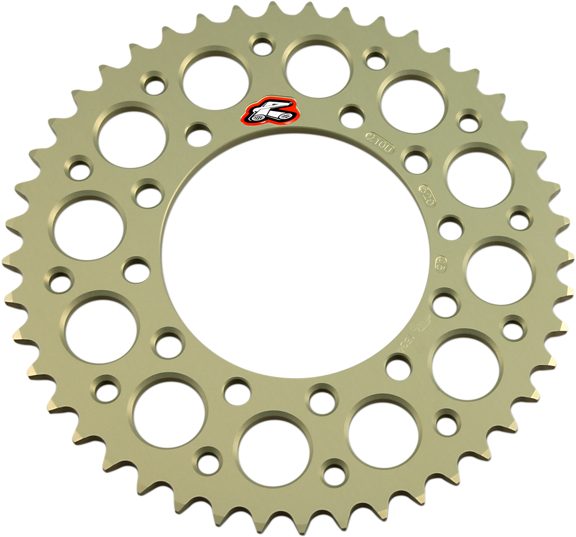RENTHAL Rear Sprocket - Aluminum - 45 Tooth - Suzuki/Yamaha/Kawasaki 210U-520-45P-HA