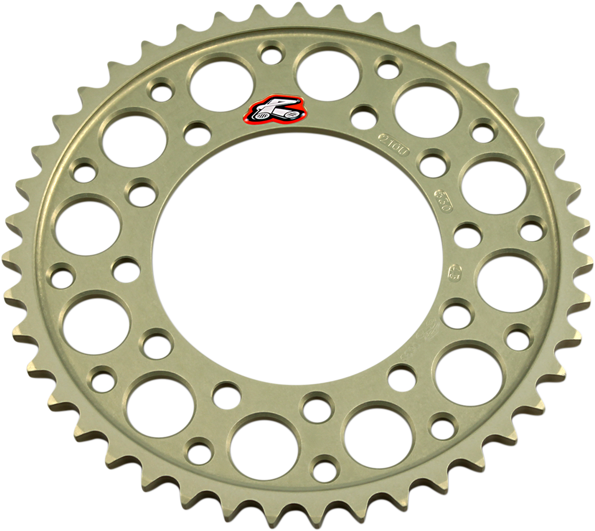 RENTHAL Rear Sprocket - Aluminum - 47 Tooth - Suzuki/Yamaha/Kawasaki 210U-520-47P-HA