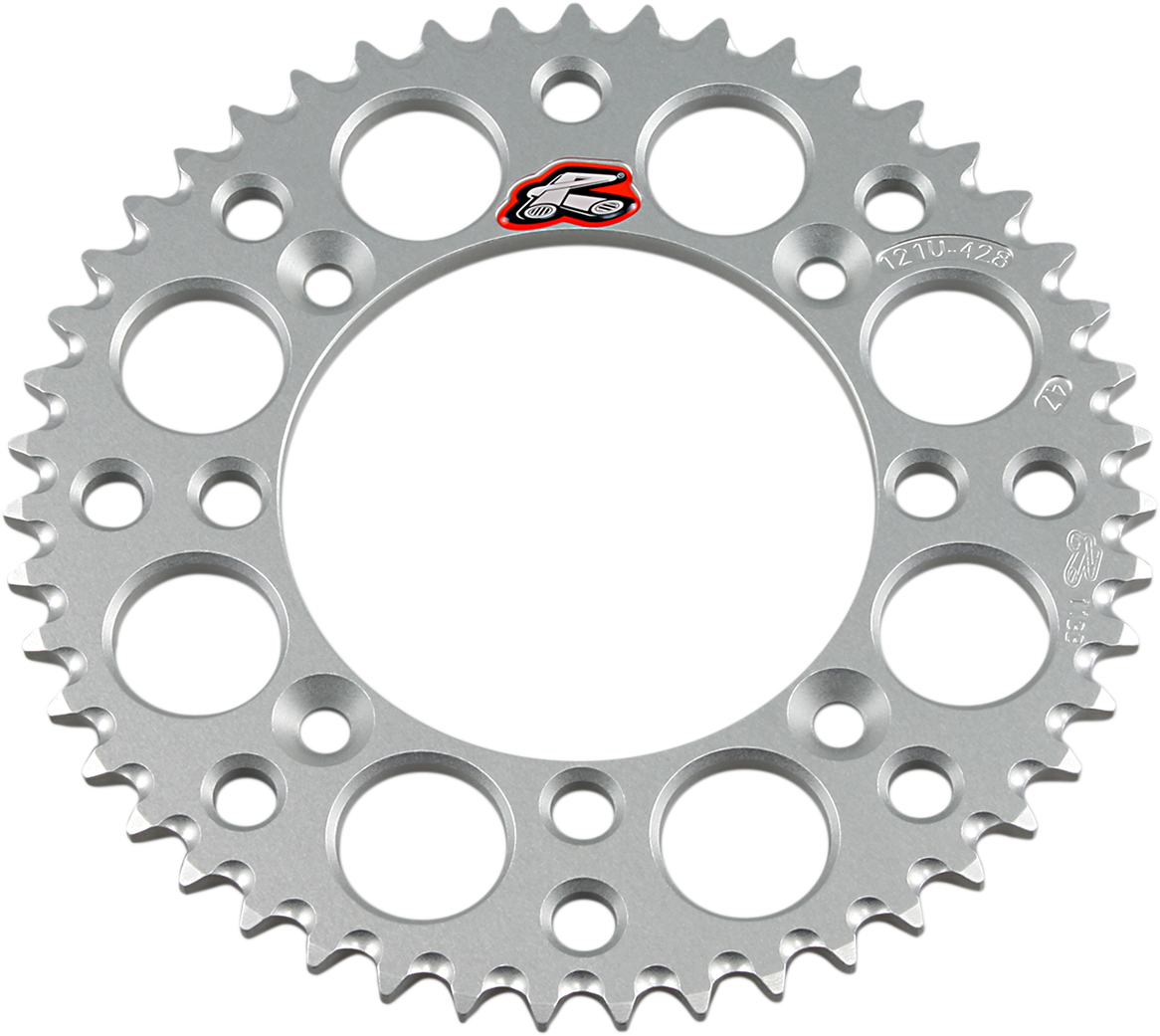 RENTHAL Rear Sprocket - Aluminum - 43 Tooth - Suzuki/Yamaha 210U-530-43P-HA