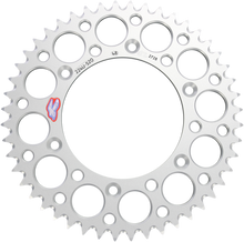 RENTHAL Rear Sprocket - Aluminum - 48 Tooth - Silver 224U-520-48GPSI