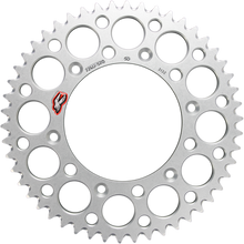RENTHAL Rear Sprocket - Aluminum - 50 Tooth - Silver 224U-520-50GPSI
