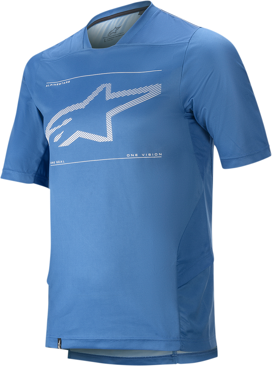 ALPINESTARS Drop 6.0 Short-Sleeve Jersey - Blue - Medium 1766320-7310-MD