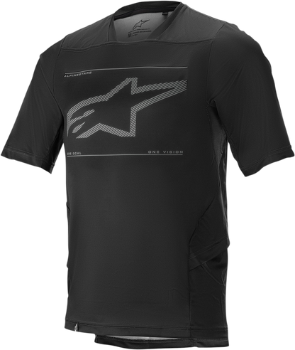 ALPINESTARS Drop 6.0 Short-Sleeve Jersey - Black - 2XL 1766320-10-2X