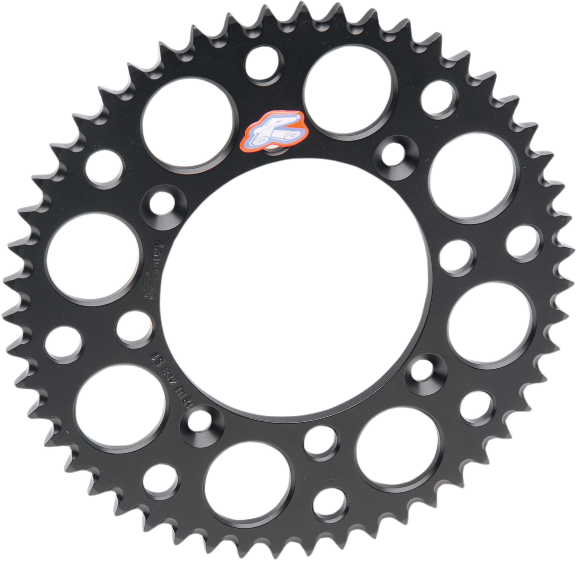 RENTHAL Rear Sprocket - Aluminum - 51 Tooth - Silver 224U-520-51GPSI